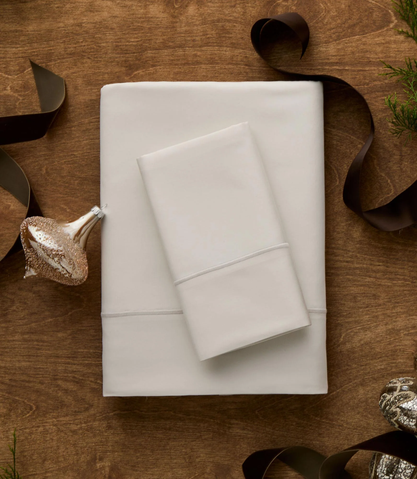 Boutique Ivory Percale Sheet Set - Image 3