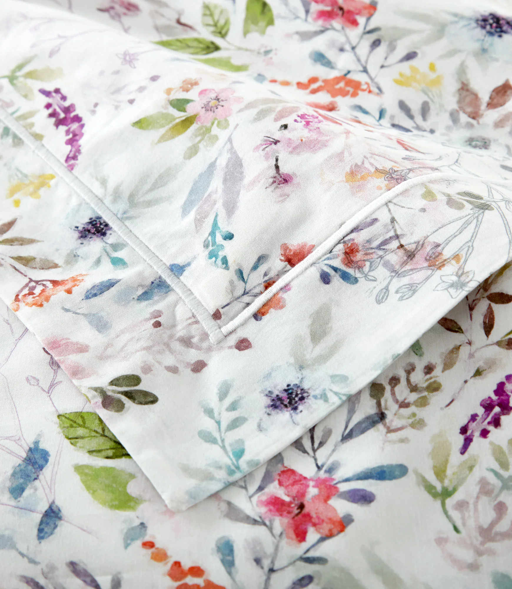 Chloe Floral Percale Duvet Set - Image 3