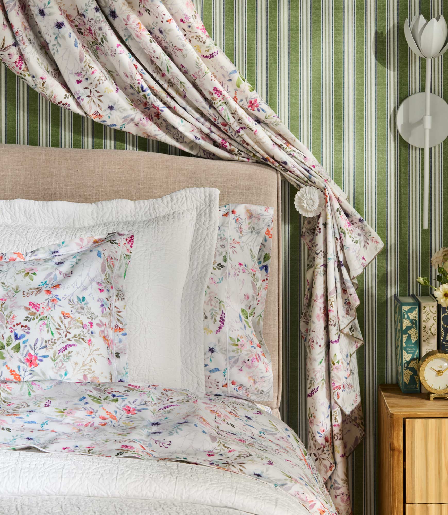 Chloe Floral Percale Duvet Set - Image 9