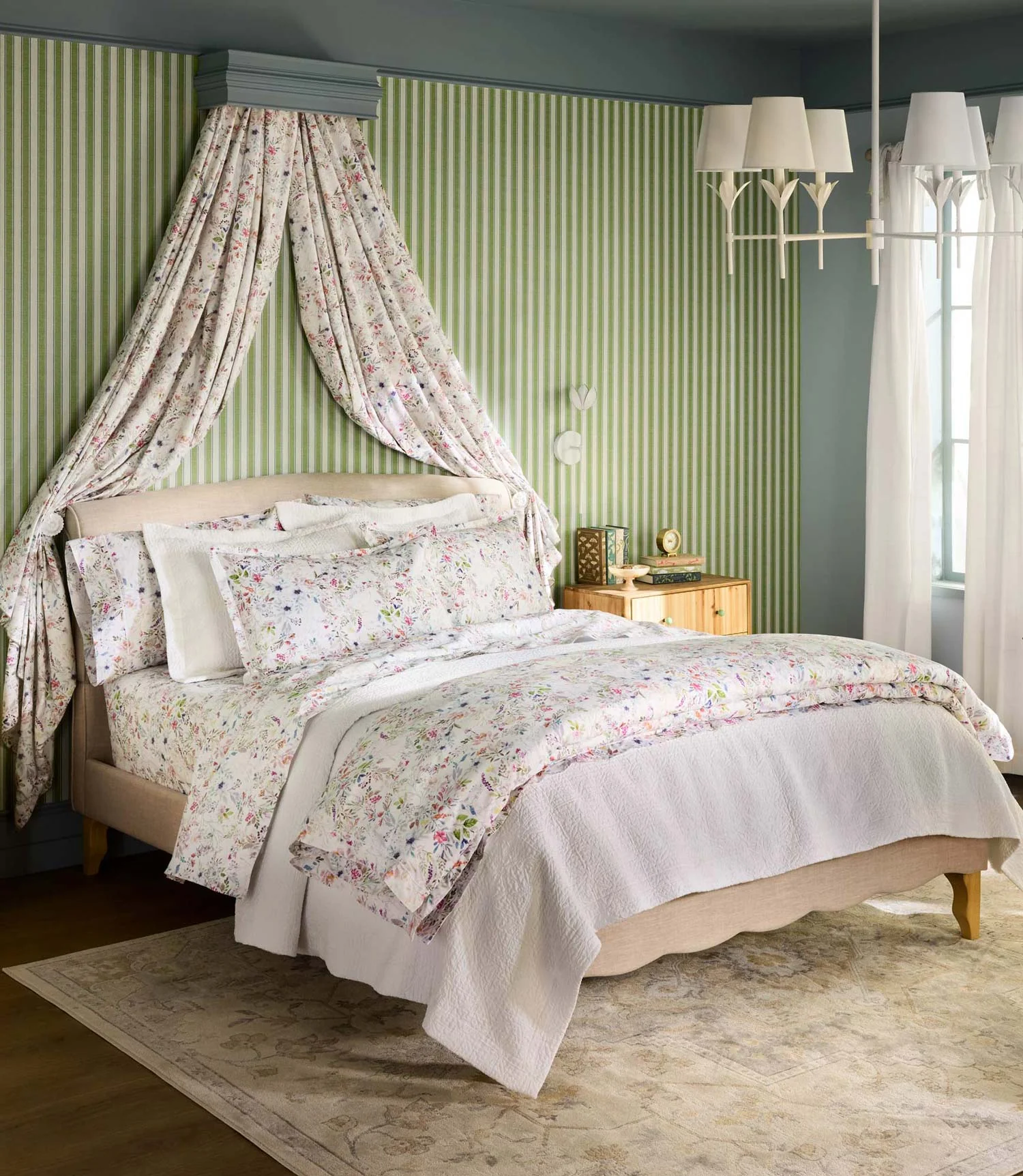 Chloe Floral Percale Pillowcases - Image 5
