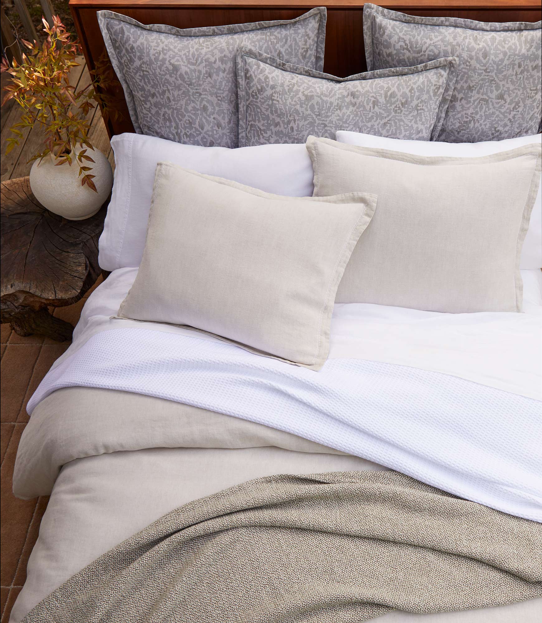European Washed Linen Sham - Image 2