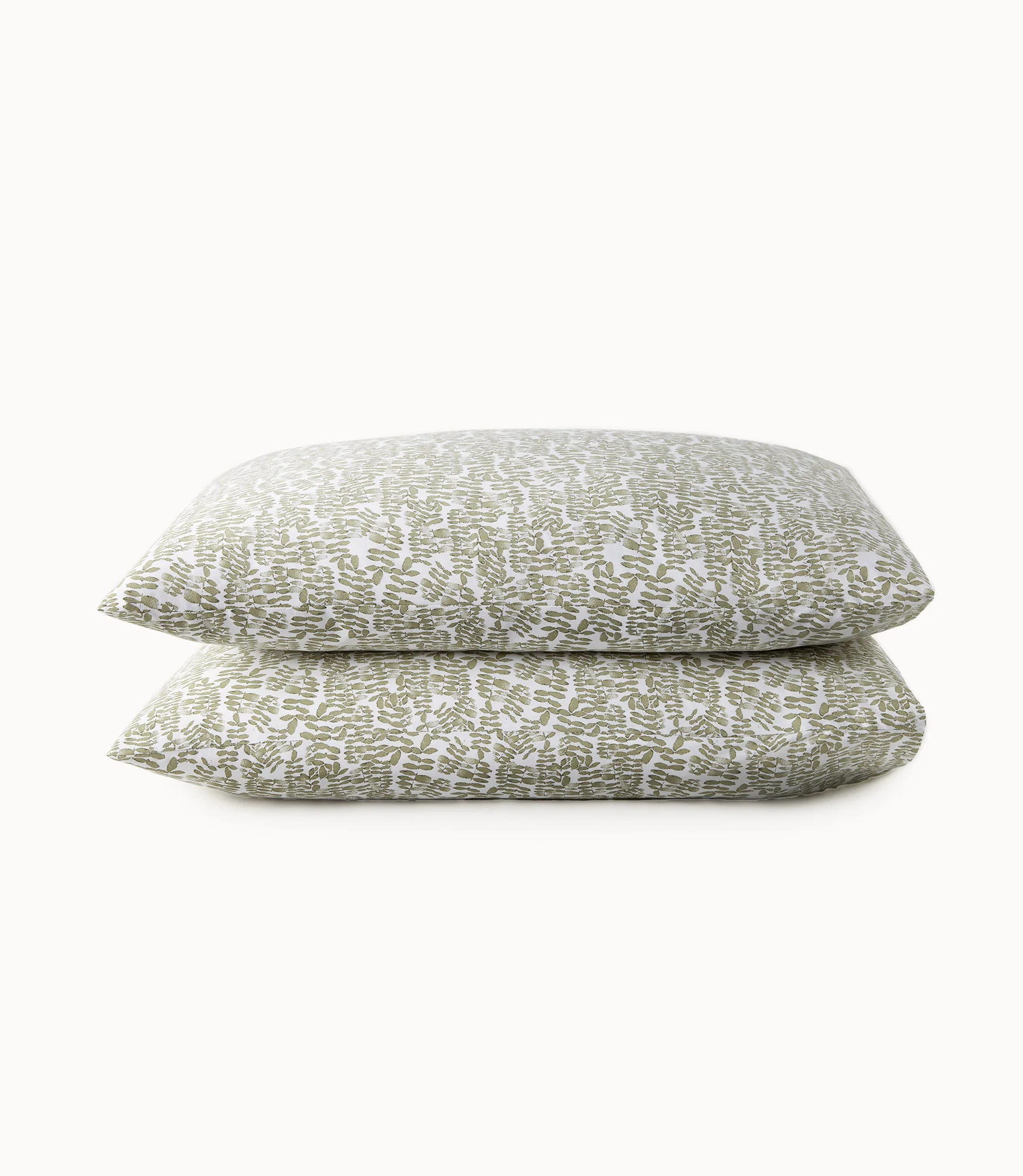 Fern Percale Sleeping Shams - Image 3