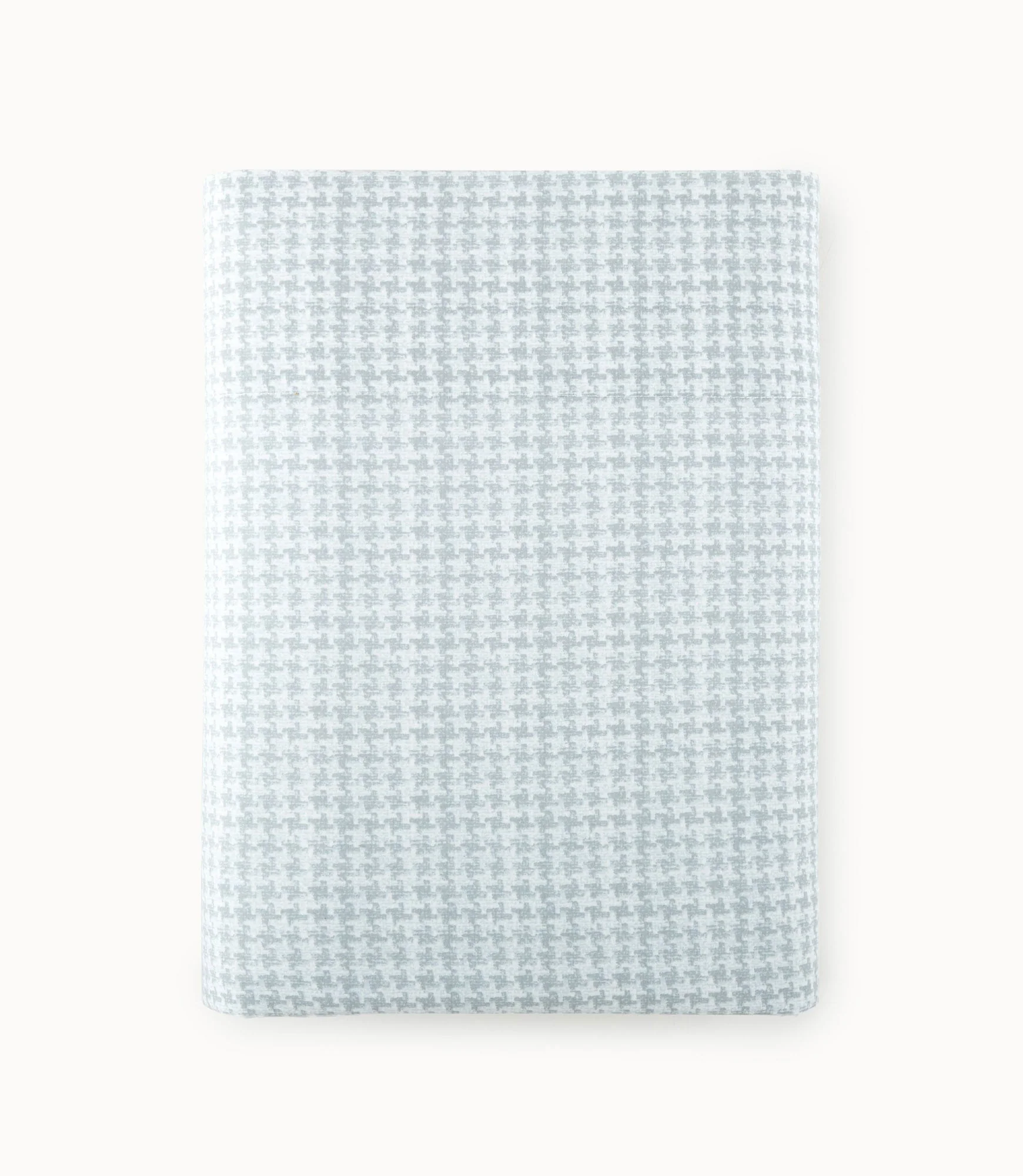 Houndstooth Percale Flat Sheet