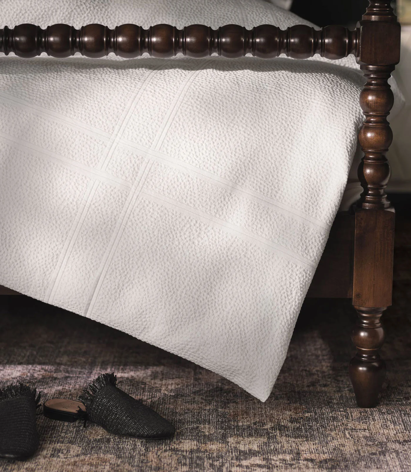 Montauk Matelassé Duvet Cover - Image 3
